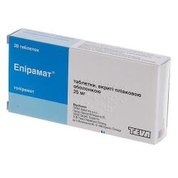 Эпирамат 25 мг N28 таблетки