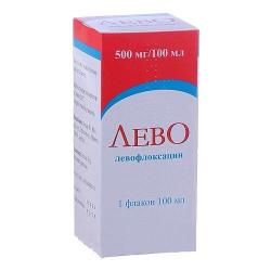 Лево 500 мг/100 мл №1 раствор