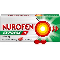 Нурофен Экспресс Ультракап капсулы мягкие по 200 мг, 16 шт.