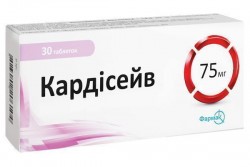 Кардисейв таблетки по 75 мг, 30 шт.