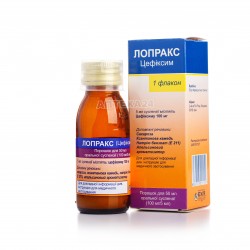 Лопракс порошок для пероральной суспензии 100 мг/5 мл, 50 мл