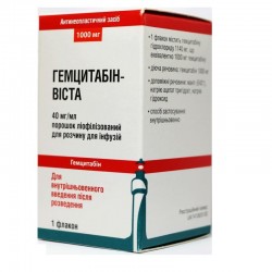 Гемцитабин-Виста порошок лиофилизированный для инфузий по 1000 мг в флаконе