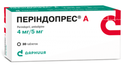 Периндопрес А таблетки по 4 мг/5 мг, 30 шт.