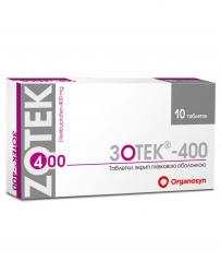 Зотек-400 таблетки по 400 мг, 10 шт.