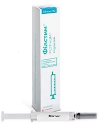 Филстим раствор для инъекций при нейтропении по 0,48 мг/1,6 мл (48 млн МЕ) в шприце