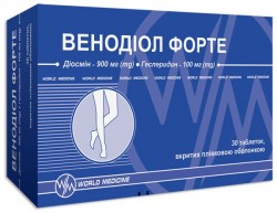 Венодиол форте диетическая добавка, таблетки по 1280 мг, 30 шт.