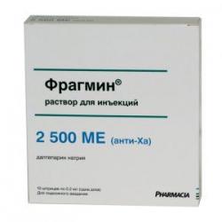 Фрагмин 2500МЕ 0.2 мл №10 раствор для инъекций