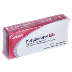 Кординорм таблетки по 10 мг, 30 шт.
