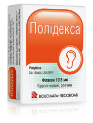 Полидекса капли при отите, 10,5 мл