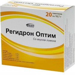 Регидрон Оптим порошок, по 10,7 г в саше, 20 шт.