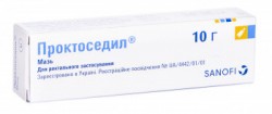 Проктоседил мазь от геморроя и анальных трещин, 10 г