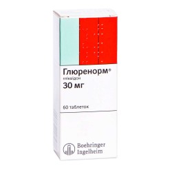 Глюренорм таблетки по 30 мг, 60 шт.