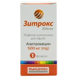 Зитрокс лиофилизат для раствора для инфузий по 500 мг, 1 флакон