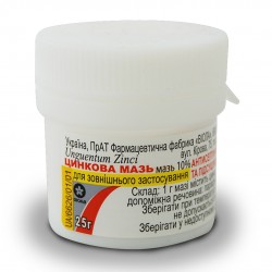 Цинковая мазь 10%, 25 г - ПрАТ ФФ Віола