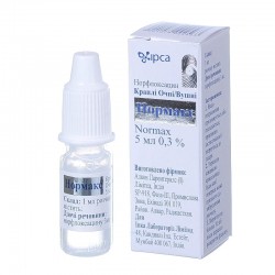 Нормакс капли для глаз и ушей 0,3%, 5 мл