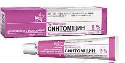 Синтомицин 50 мг/г 25 г линимент
