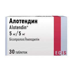 Алотендин 5/5 мг №30 таблетки