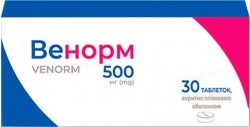 Венорм таблетки по 500 мг, 30 шт.