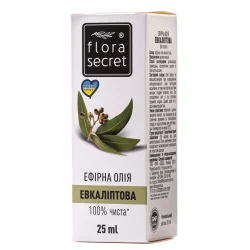 Масло эфирное Флора Сикрет (Flora Secret) эвкалиптовое, 25 мл