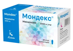 Мондекс супоз. рект. 1000мг №30