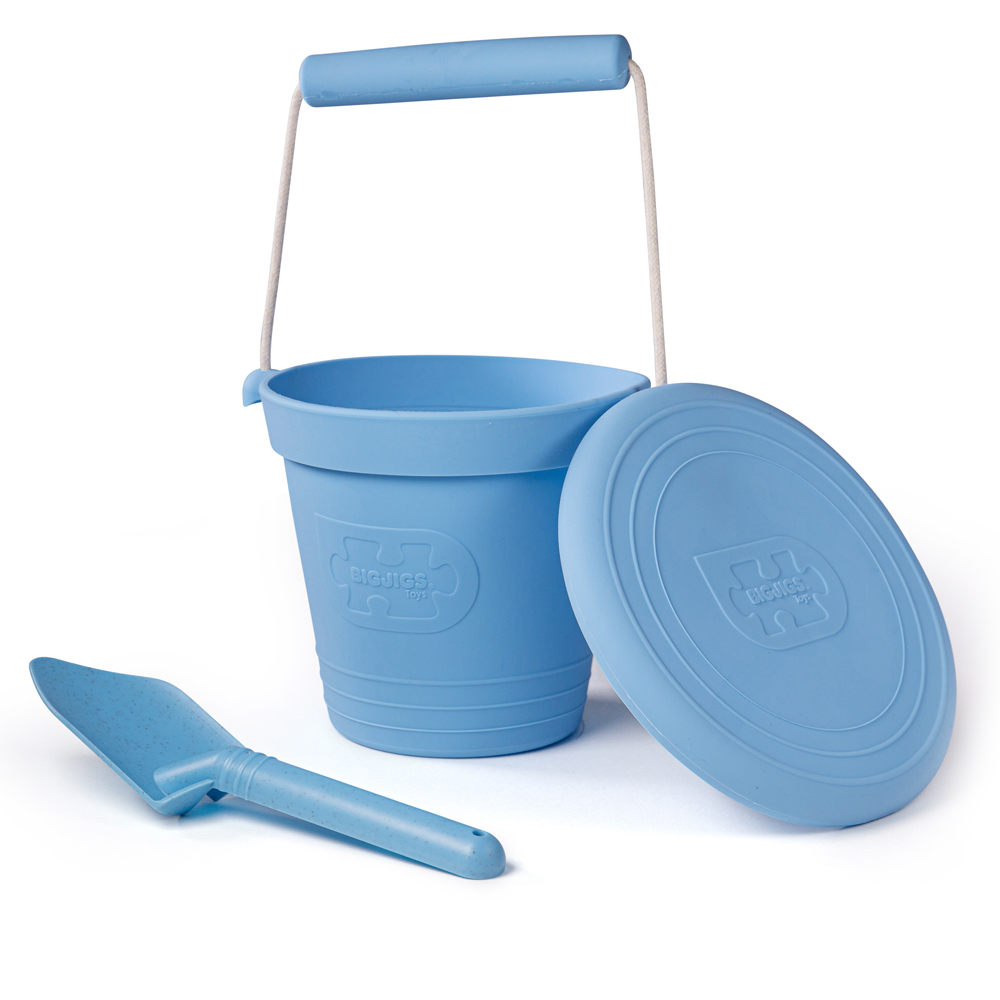 Bigjigs Toys Secchio Pieghevole in Silicone, Giocattoli da Spiaggia - 12 Colori Disponibili - Foto 59 di 74