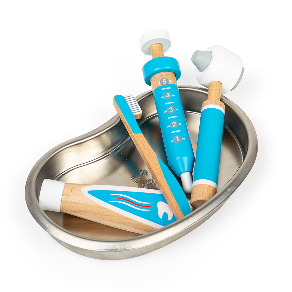 Bigjigs Toys Juego de Rol Infantil Doctor Enfermera Tocador Dentista - Imagen 12 de 43