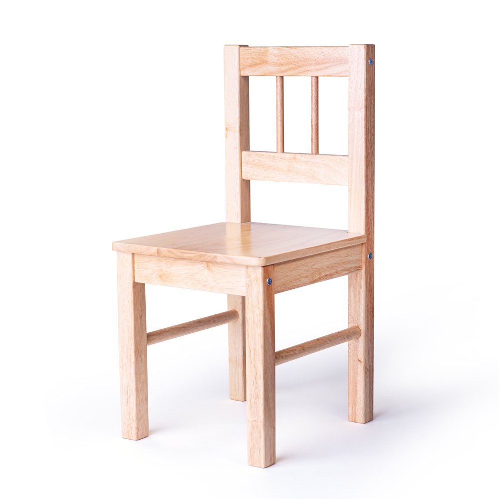 Muebles de madera natural Bigjigs Toys - Silla o mesa para niños disponible - Imagen 3 de 4