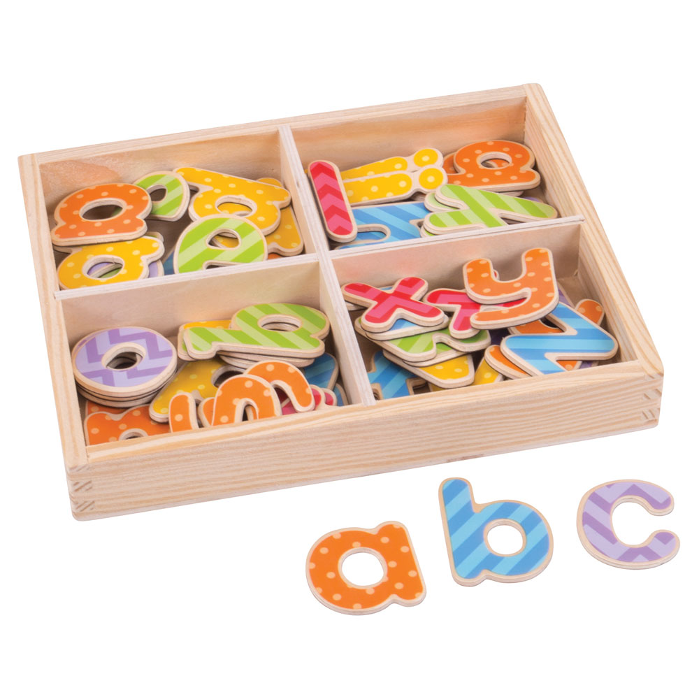 Bigjigs Juguetes Madera Educativos Letras Magnéticas Números Palabras Alfabeto - Imagen 6 de 15