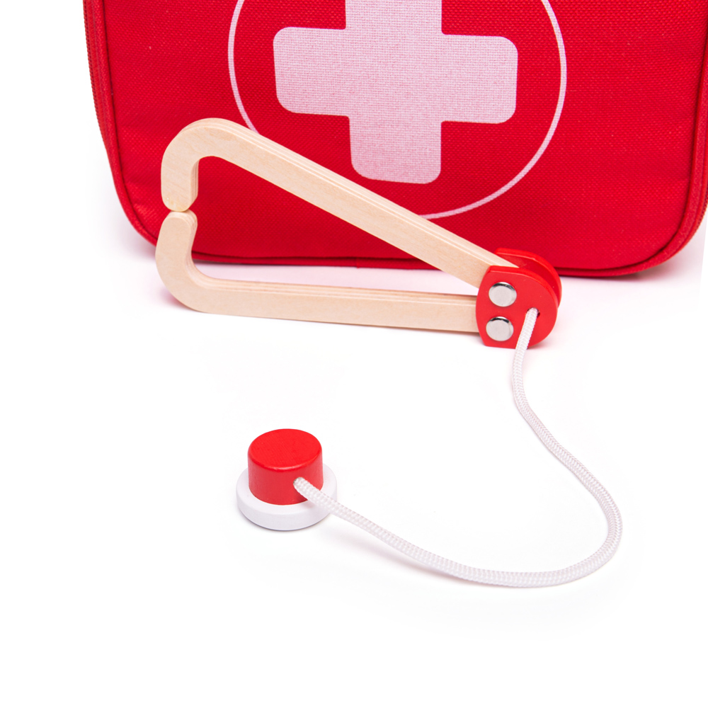 Bigjigs Toys Juego de Rol Infantil Doctor Enfermera Tocador Dentista - Imagen 19 de 43