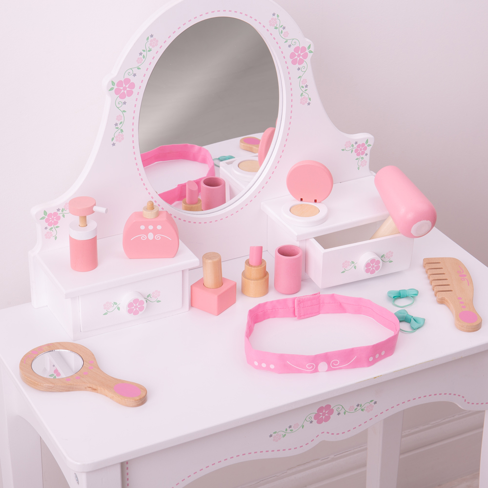 Bigjigs Toys Juego de Rol Infantil Doctor Enfermera Tocador Dentista - Imagen 32 de 43