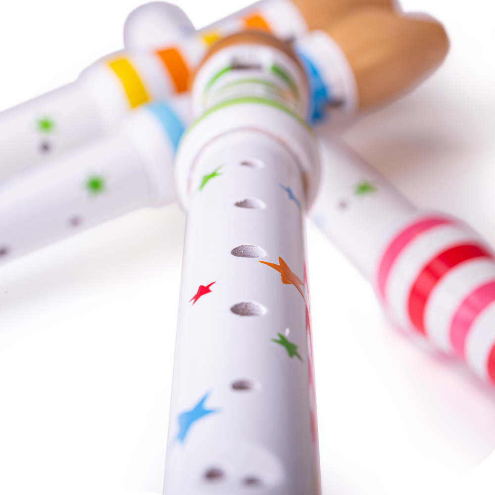 Grabadora de madera para niños Bigjigs Toys, instrumento musical, 4 colores disponibles - Imagen 8 de 19