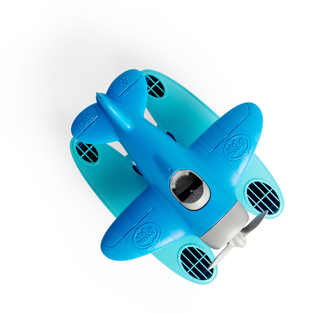 Juguetes verdes hidroavión baño agua juguetes sin BPA 100 % reciclado - Imagen 5 de 10