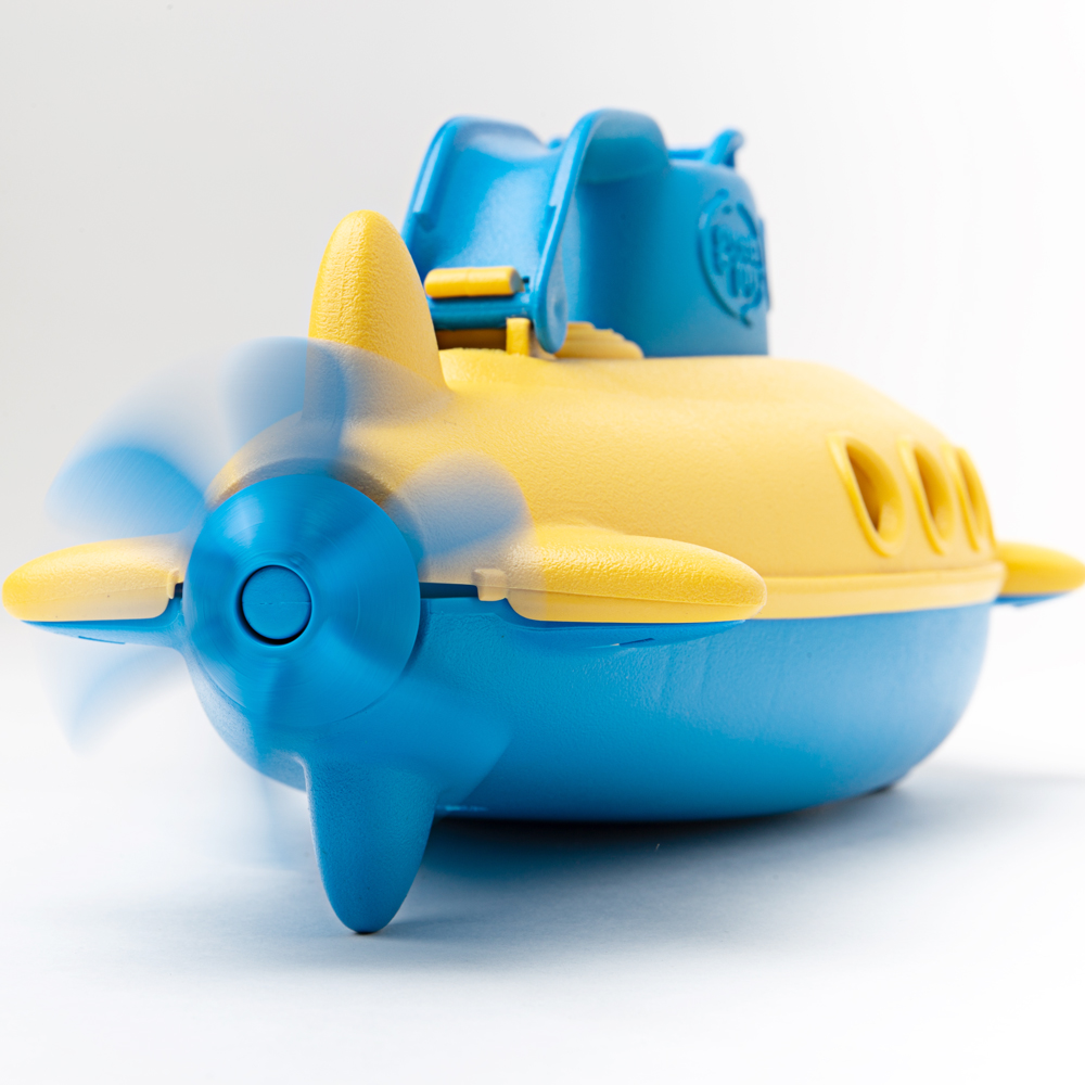 Juguetes de agua de baño submarino Green Toys sin BPA 100 % reciclado - Imagen 6 de 8