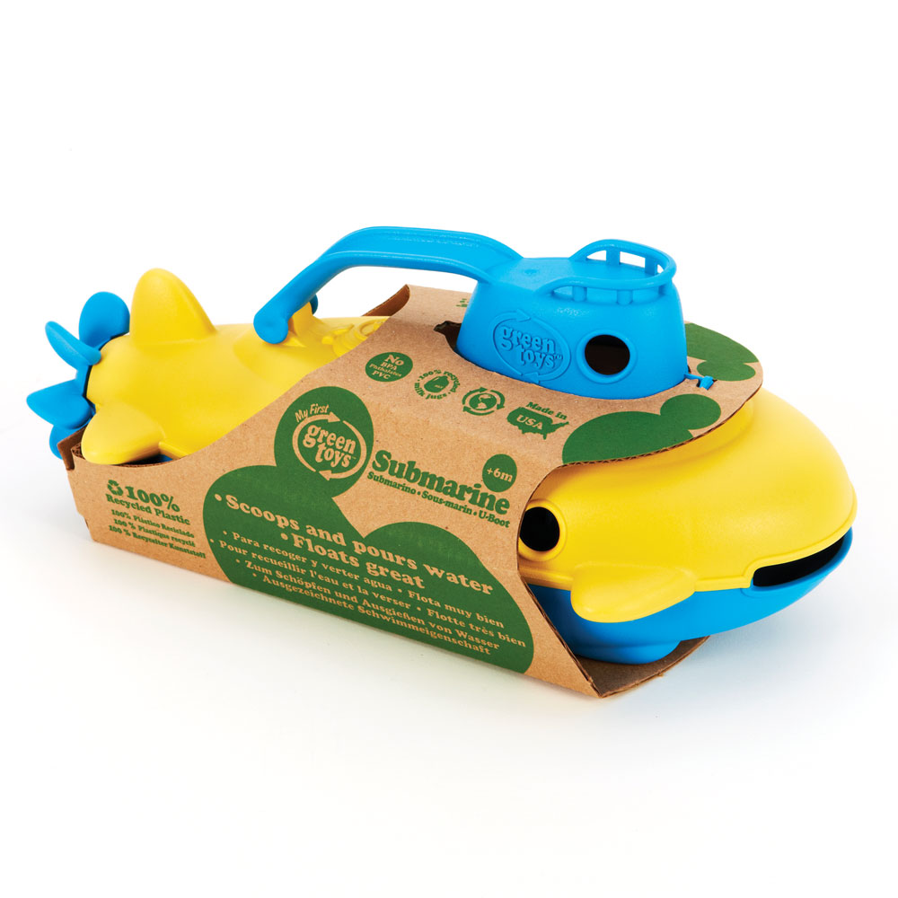 Juguetes de agua de baño submarino Green Toys sin BPA 100 % reciclado - Imagen 5 de 8