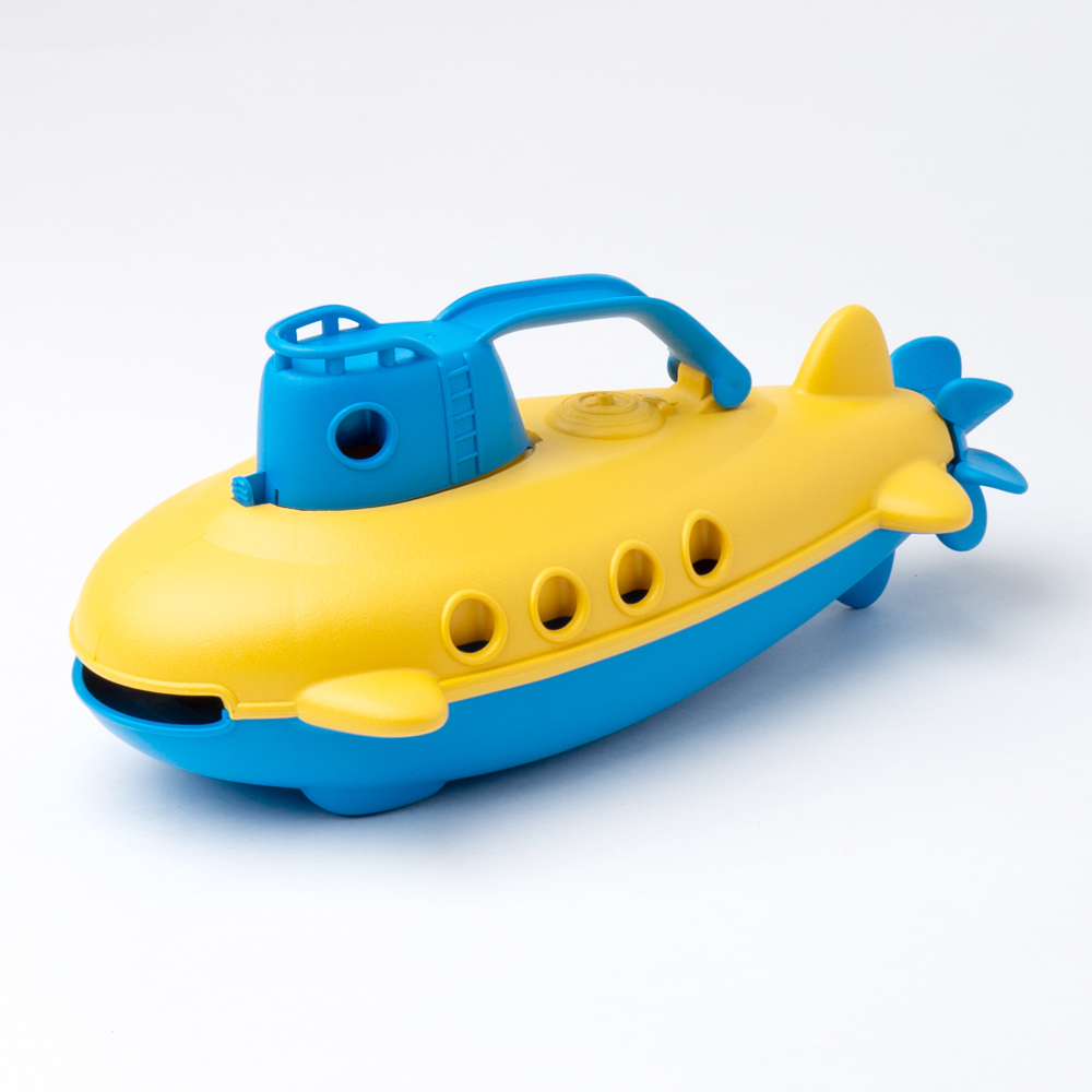 Juguetes de agua de baño submarino Green Toys sin BPA 100 % reciclado - Imagen 2 de 8