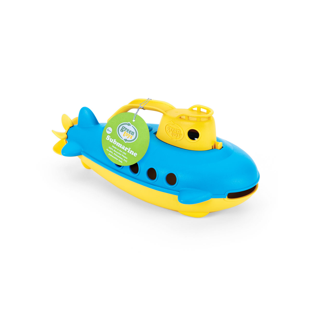 Juguetes de agua de baño submarino Green Toys sin BPA 100 % reciclado - Imagen 7 de 8