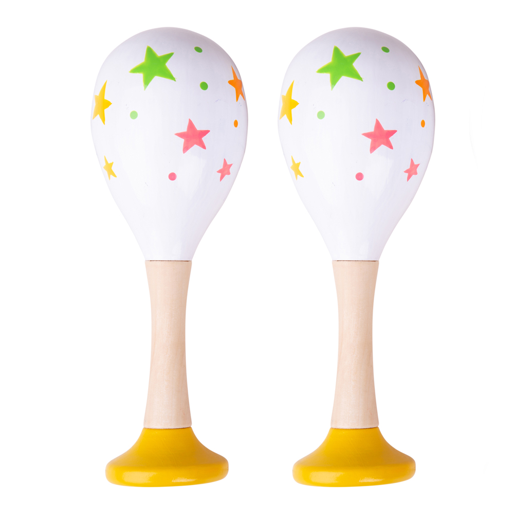 Bigjigs Toys Maraca de Madera - Instrumentos de Madera para Niños - Imagen 4 de 4
