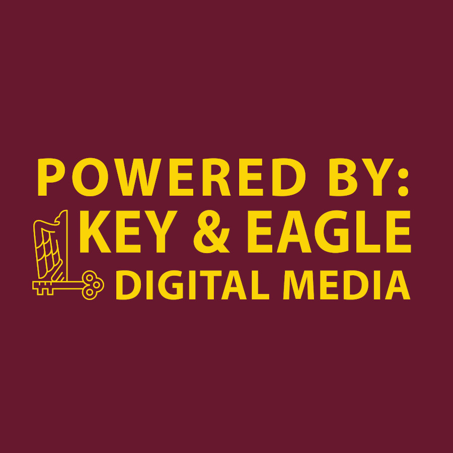 key and eagle logo