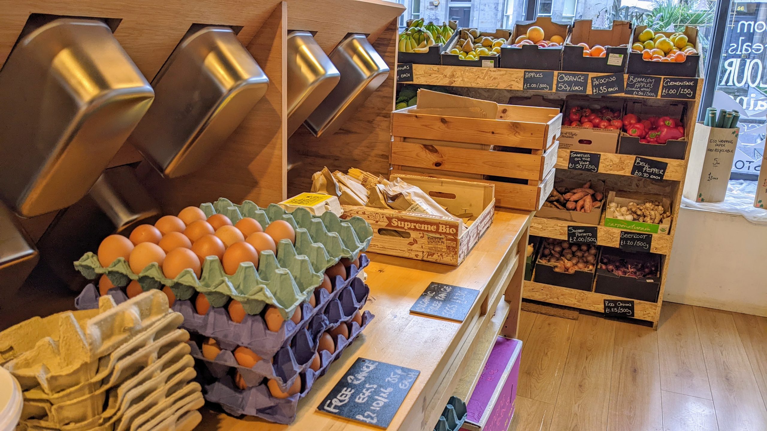 A review of The Good Store, a packagefree ecolarder in Inverleith