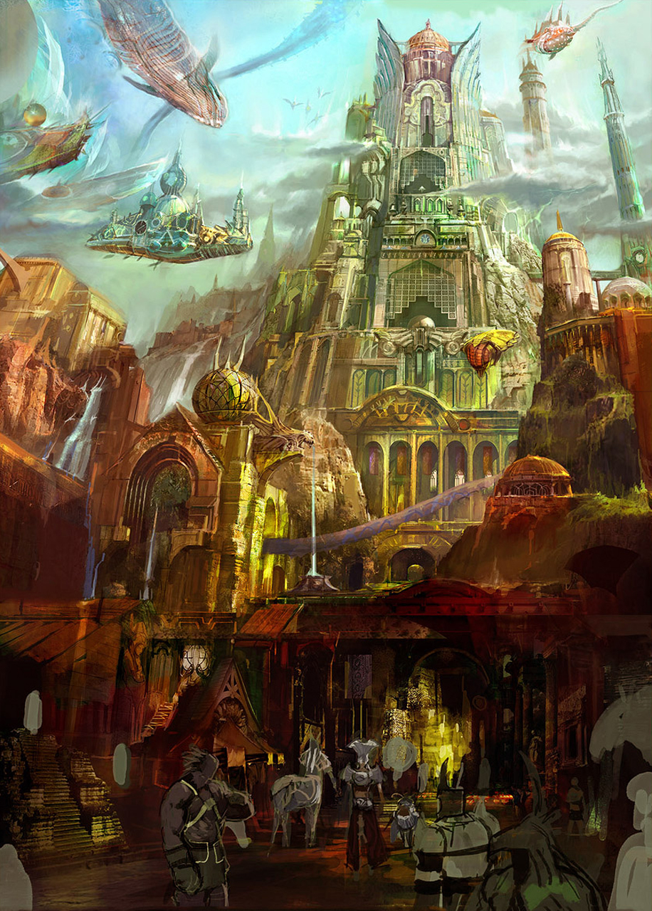 Cecil Kim - fantasy city