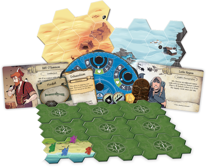 DIscover: Lands Unknown board