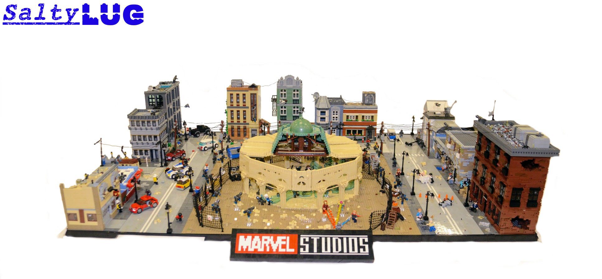The Battle of Sokovia rebuilt LEGO brick by brick