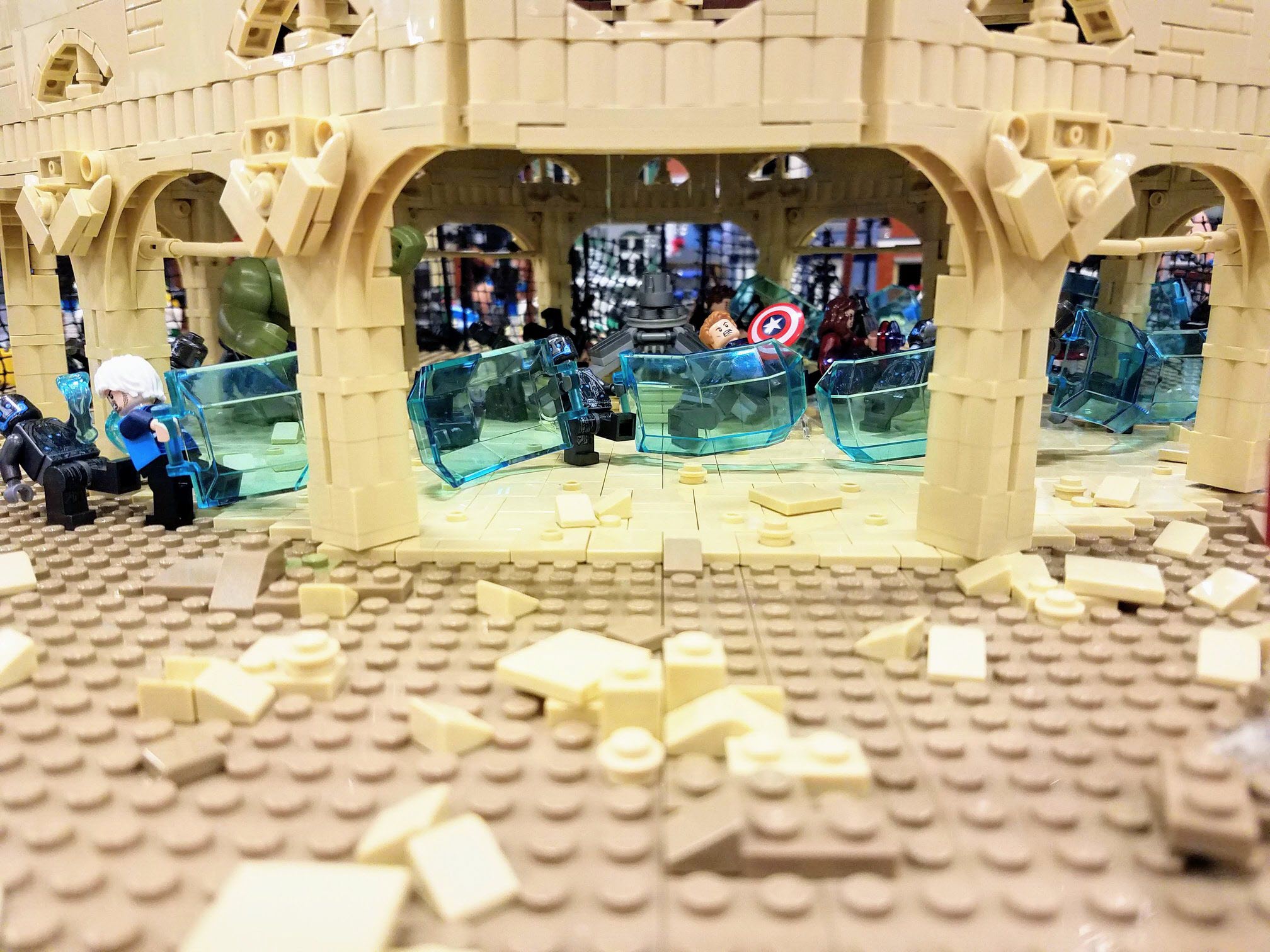 The Battle of Sokovia rebuilt LEGO brick by brick