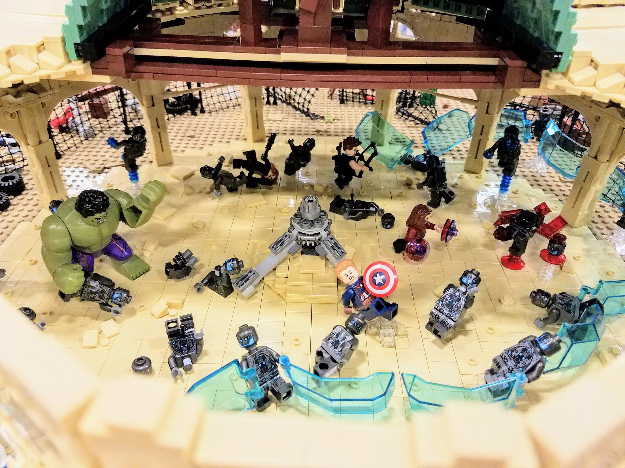 The Battle of Sokovia rebuilt LEGO brick by brick