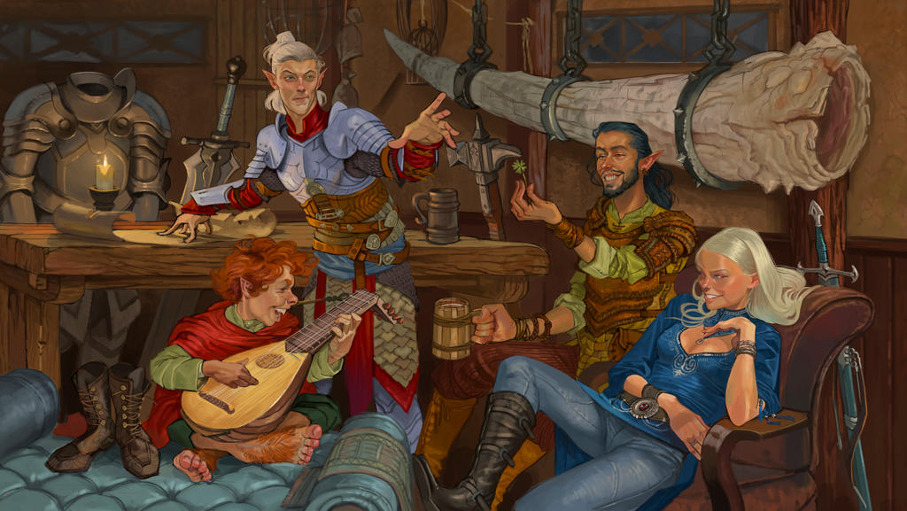 DnD Party Portrait by ncorva