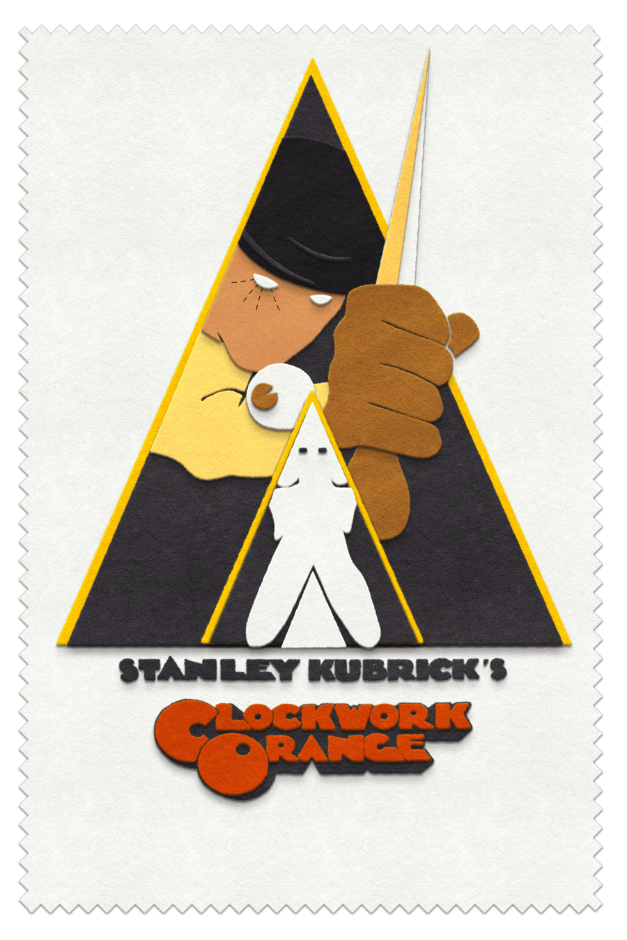 A Clockwork Orange felt design