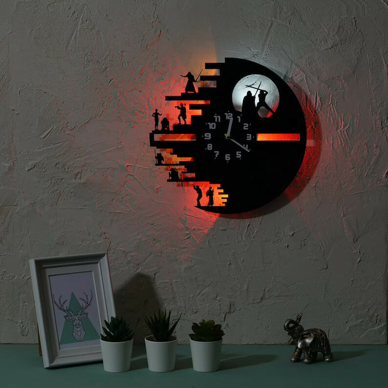 Death Star battle clock