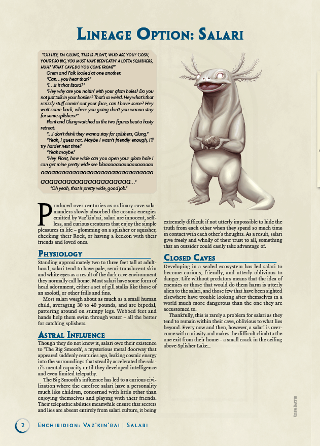 Salari D&D race