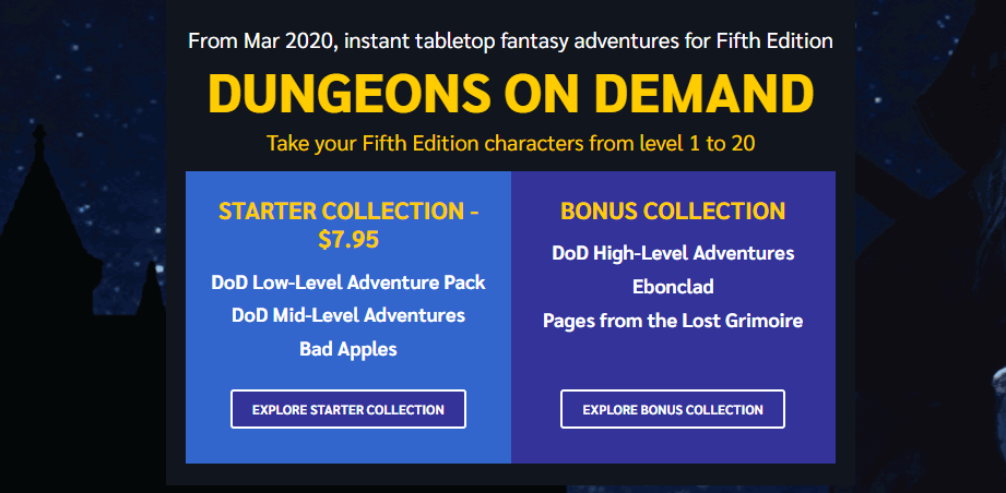 Dungeons on Demand