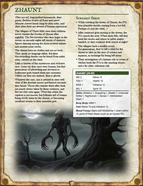 Zhaunt stats